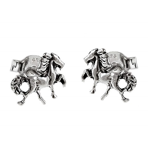 Kolczyki srebrne koń konik k1774 - 0,6g. Falana promocyjna cena Falana