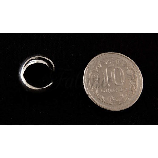 Nausznica srebrna gładka srebro 925 k1891 - 0,5g. Falana Falana