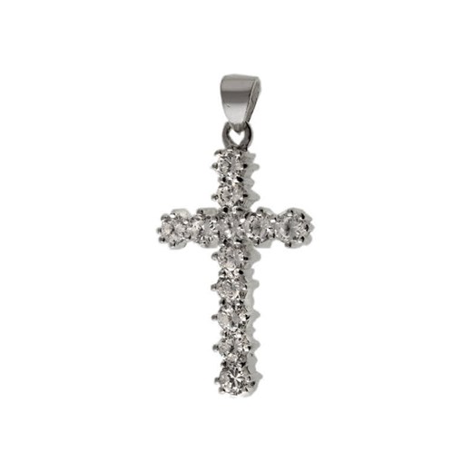 Wisor srebrny krzyż z cyrkoniami w0367 - 6,8 g. Falana Falana