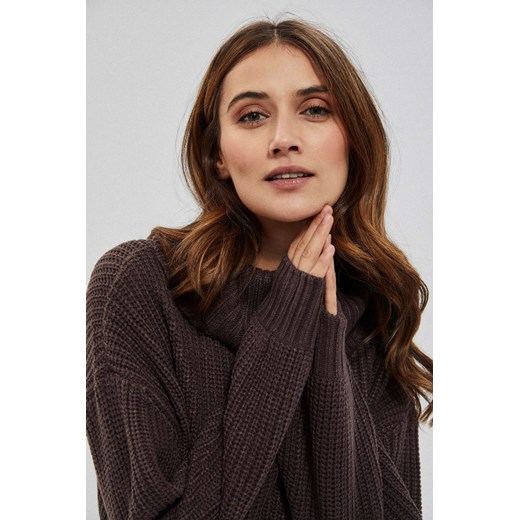 Sweter damski Moodo.pl z golfem