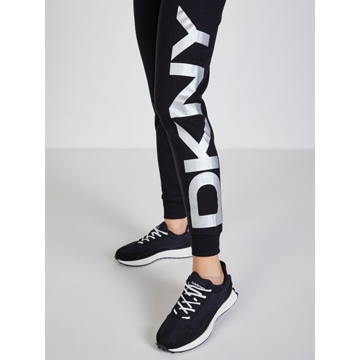 DKNY Damskie spodnie dresowe czarny - XS XS wyprzedaż Differenta.pl