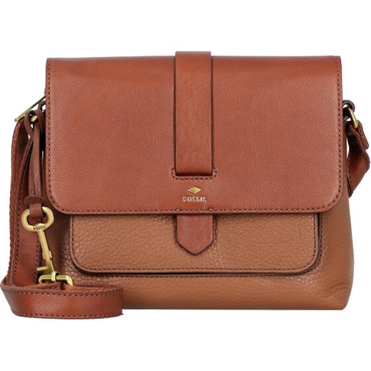 Fossil Kinley Torba na ramię skórzane 21 cm brown Fossil 21cm x 6cm x 18cm okazja Bagaze