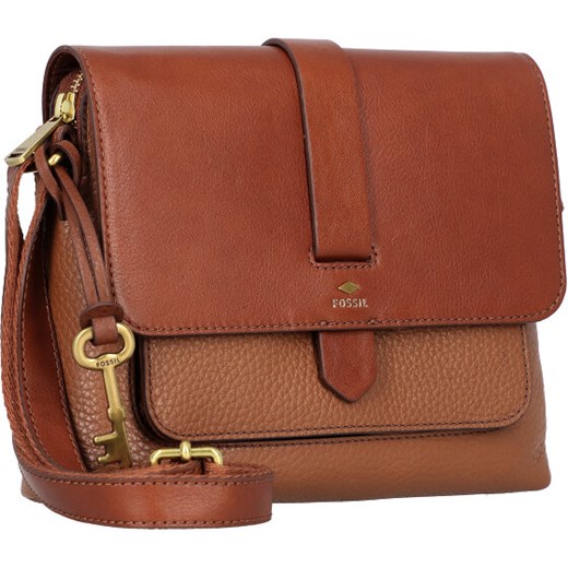 Fossil Kinley Torba na ramię skórzane 21 cm brown Fossil 21cm x 6cm x 18cm promocja Bagaze