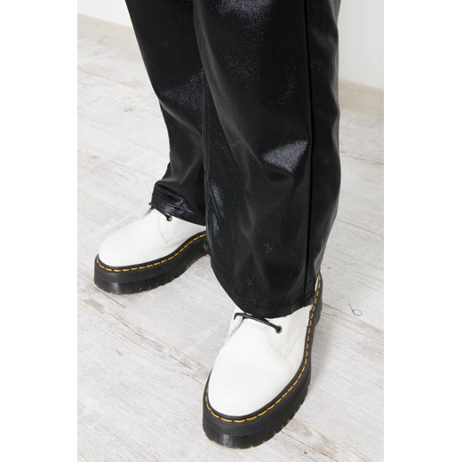 CZARNE SPODNIE DZWONY Z IMITACJI SKÓRY Olika L olika.com.pl