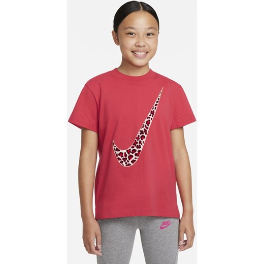 T-shirt dla dużych dzieci (dziewcząt) Nike Sportswear - Czerwony Nike L Nike poland