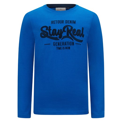 T-shirt chłopięce niebieski Retour 