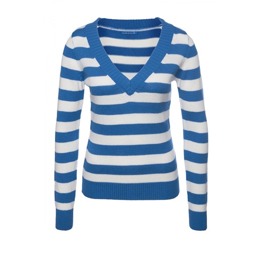 Striped sweater terranova niebieski sweter