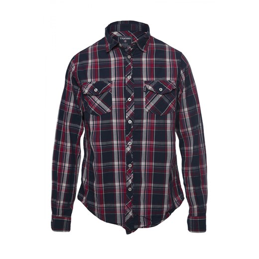 Checkered shirt terranova szary t-shirty