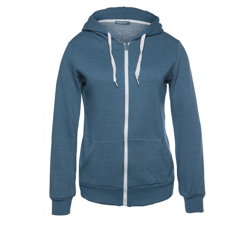 Sweatshirt with zip and hood terranova niebieski kaptur