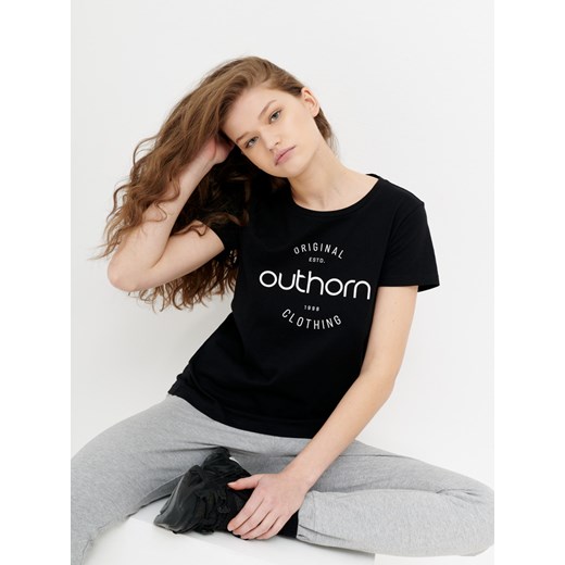 T-shirt z nadrukiem damski Outhorn S okazja OUTHORN