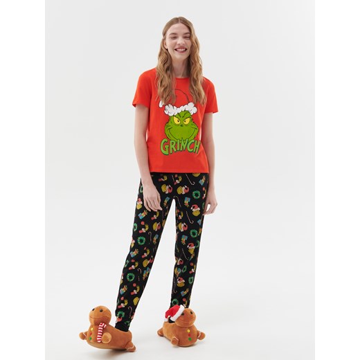 Cropp - Świąteczna piżama Grinch - Czerwony Cropp S Cropp