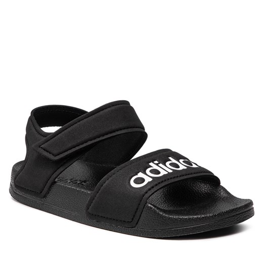 Sandały adidas - adilette Sandal K G26879 Cblack/Ftwwht/Cblack 33 promocyjna cena eobuwie.pl