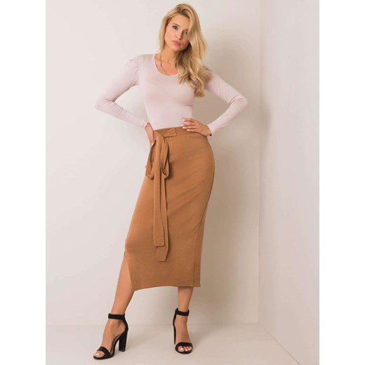 RUE PARIS Beżowa bluzka longsleeve Sheandher.pl L Sheandher.pl