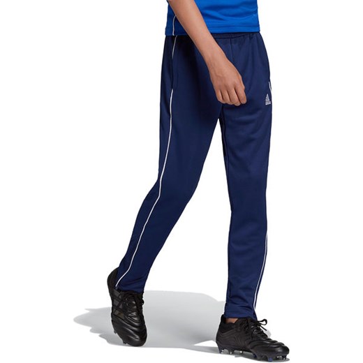 Spodnie piłkarskie młodzieżowe Core 18 Adidas 116cm wyprzedaż SPORT-SHOP.pl