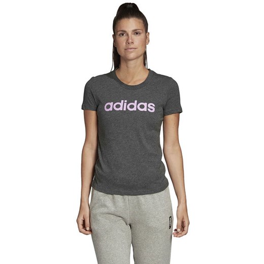 Koszulka damska Essentials Linear Slim Adidas XXS okazja SPORT-SHOP.pl