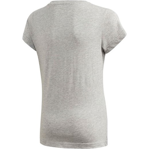 Koszulka dziewczęca Essentials Linear Logo Adidas 128cm okazyjna cena SPORT-SHOP.pl