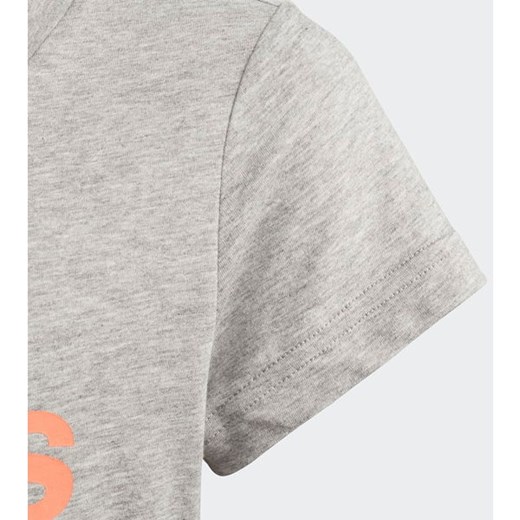 Koszulka dziewczęca Essentials Linear Logo Adidas 128cm SPORT-SHOP.pl wyprzedaż