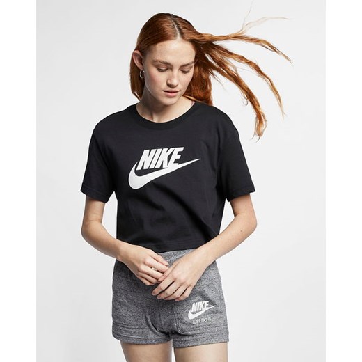 Koszulka damska Sportswear Cropped Essentials Icon Futura Nike Nike L SPORT-SHOP.pl okazja