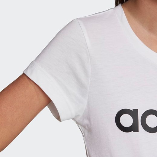 Koszulka dziewczęca Essentials Linear Logo Adidas 170cm SPORT-SHOP.pl wyprzedaż