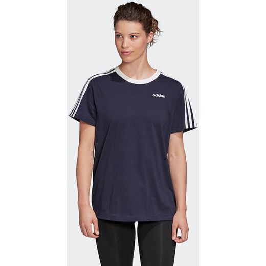 Koszulka damska 3-Stripes Essentials Boyfriend Tee Adidas S okazyjna cena SPORT-SHOP.pl