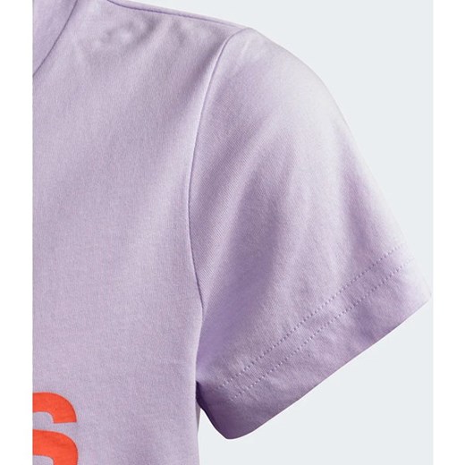Koszulka dziewczęca Essentials Linear Logo Adidas 128cm okazja SPORT-SHOP.pl