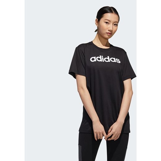 Koszulka damska Essentials Linear Loose Tee Adidas M wyprzedaż SPORT-SHOP.pl