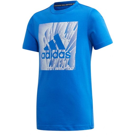 Koszulka młodzieżowa Must Haves Box Adidas 128cm okazyjna cena SPORT-SHOP.pl