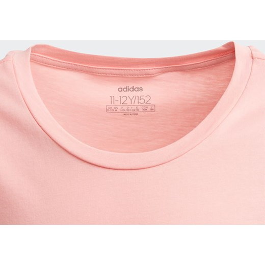 Koszulka dziewczęca Essentials Linear Logo Adidas 164cm wyprzedaż SPORT-SHOP.pl