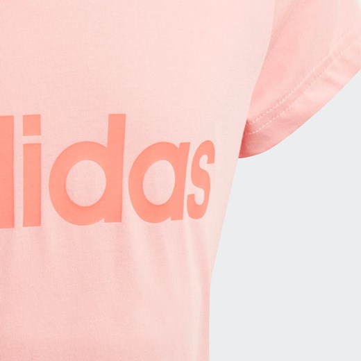 Koszulka dziewczęca Essentials Linear Logo Adidas 152cm okazyjna cena SPORT-SHOP.pl