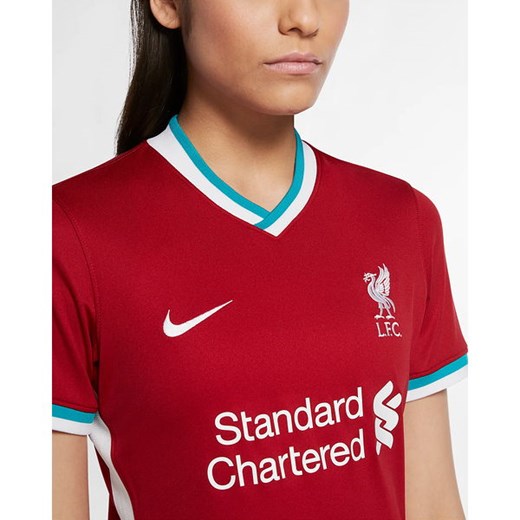 Koszulka piłkarska damska Liverpool FC 2020/21 Stadium Home Nike Nike M wyprzedaż SPORT-SHOP.pl