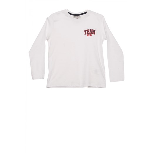 Plain T-shirt terranova bialy nadruki