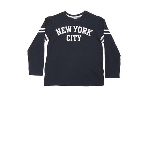 NYC T-shirt terranova czarny nadruki