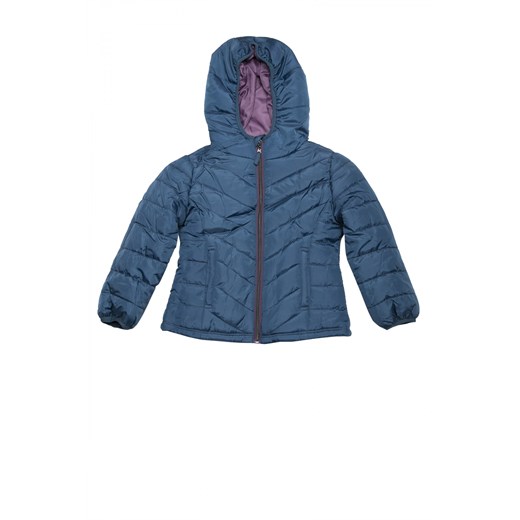 Flat quilted jacket terranova niebieski kurtki