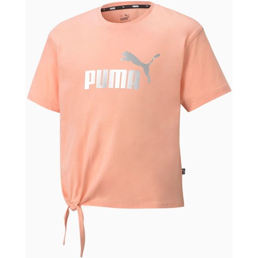 Koszulka dziewczęca Essentials+ Logo Silhouette Tee Puma Puma 176cm SPORT-SHOP.pl okazyjna cena