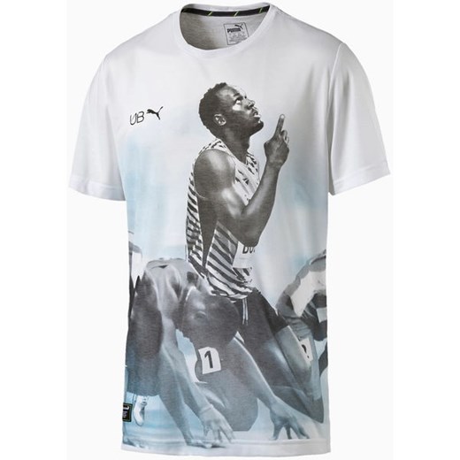Koszulka męska Usain Bolt Graphic Tee Puma Puma XS wyprzedaż SPORT-SHOP.pl