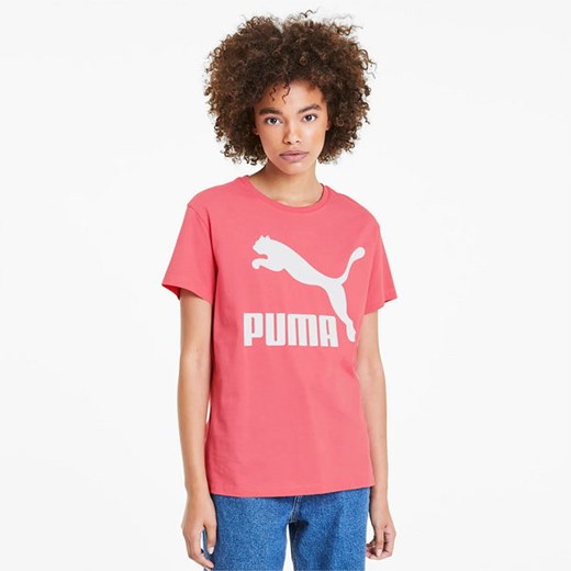 Koszulka damska Classics Contrast Logo SS Tee Puma Puma L promocja SPORT-SHOP.pl