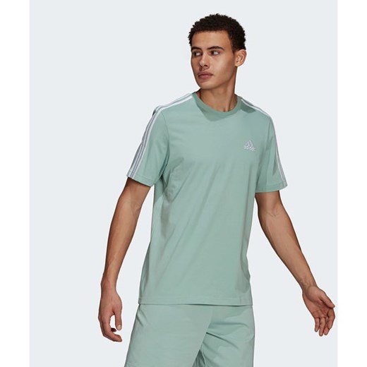 Koszulka męska Essentials 3-Stripes Adidas M okazyjna cena SPORT-SHOP.pl