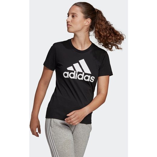 Koszulka damska Loungewear Essentials Logo Tee Adidas XS promocyjna cena SPORT-SHOP.pl
