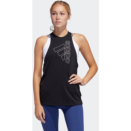 Bezrękawnik, top damski Aeroready Badge Of Sport Tank Top Adidas XL okazyjna cena SPORT-SHOP.pl
