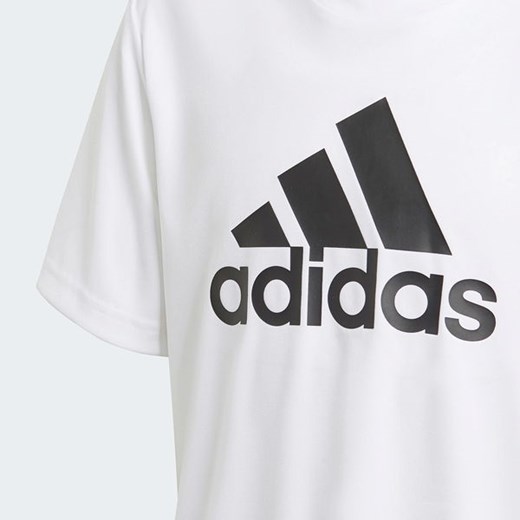 Koszulka młodzieżowa Designed To Move Big Logo Tee Adidas 140cm okazyjna cena SPORT-SHOP.pl
