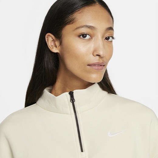 Bluza damska NSW Essential 1/4 FLC Nike Nike M wyprzedaż SPORT-SHOP.pl