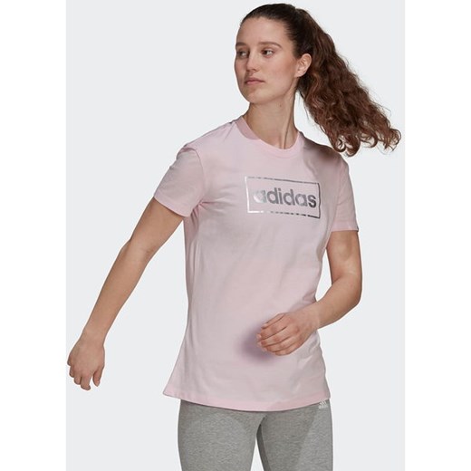 Koszulka damska Foil Box Graphic Adidas S promocyjna cena SPORT-SHOP.pl