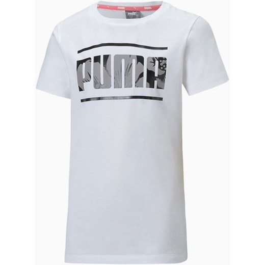 Koszulka młodzieżowa Alpha Print Logo Tee Puma Puma 140cm okazja SPORT-SHOP.pl