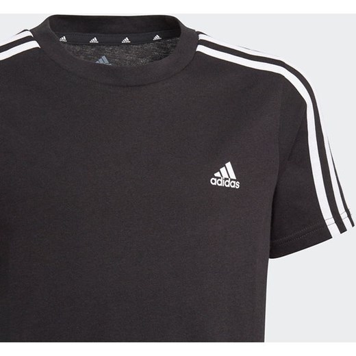 Koszulka młodzieżowa Essentials 3-Stripes Adidas 134cm promocja SPORT-SHOP.pl