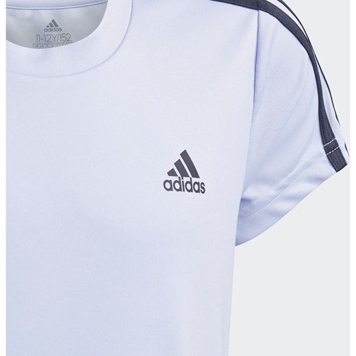 Koszulka dziewczęca Designed 2 Move 3-Stripes Adidas 164cm wyprzedaż SPORT-SHOP.pl