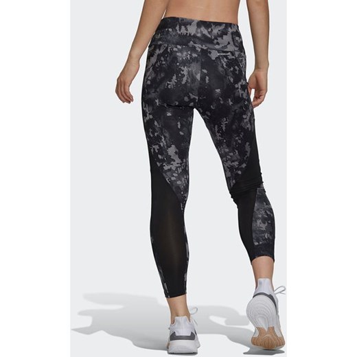 Legginsy damskie Aeroready Designed to Move Print 7/8 High Rise Tights Adidas XS okazyjna cena SPORT-SHOP.pl