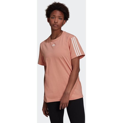 Koszulka damska 3-Stripes Essentials Boyfriend Tee Adidas L okazja SPORT-SHOP.pl