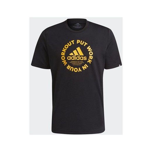 Koszulka męska Put Work in Your Workout Graphic Tee Adidas XL wyprzedaż SPORT-SHOP.pl