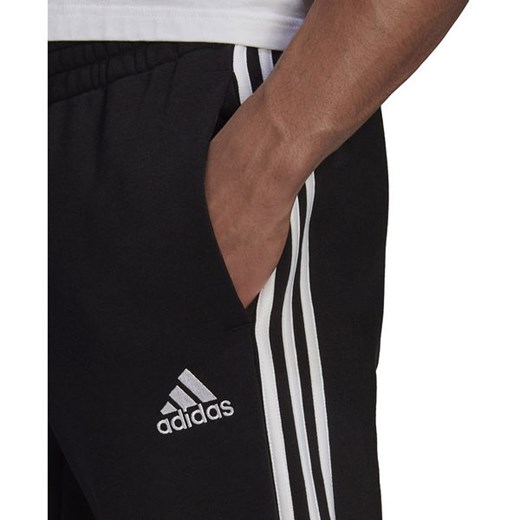 Spodnie dresowe męskie Essentials Tapered Cuffed 3-Stripes Fleece Adidas XL okazja SPORT-SHOP.pl