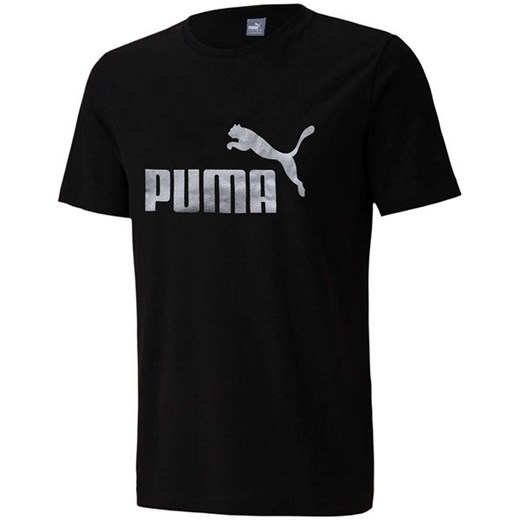 Koszulka męska Ess+ Metallic Logo Tee Puma Puma M SPORT-SHOP.pl okazyjna cena